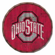 Ohio State Buckeyes Cracked Color 24" Barrel Top