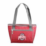 Ohio State Buckeyes Crosshatch 16 Can Cooler Tote