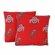 Ohio State Buckeyes Decorative Pillow Set