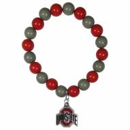 Ohio State Buckeyes Fan Bead Bracelet