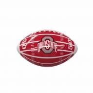 Ohio State Buckeyes Field Mini Glossy Football