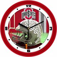 Ohio State Buckeyes Football Helmet Wall Clock