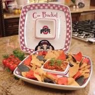 Ohio State Buckeyes Gameday Chip N Dip Dish