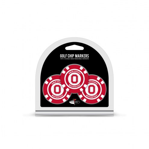 Ohio State Buckeyes Golf Chip Ball Markers