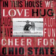 Ohio State Buckeyes In This House 10" x 10" Picture Frame