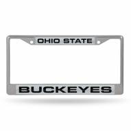 Ohio State Buckeyes Laser Chrome License Plate Frame