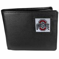 Ohio State Buckeyes Leather Bi-fold Wallet in Gift Box