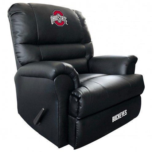 Ohio State Buckeyes Leather Sports Recliner