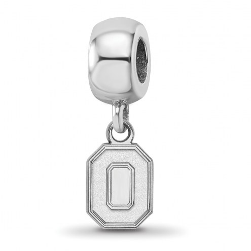 Ohio State Buckeyes Sterling Silver Extra Small Bead Charm
