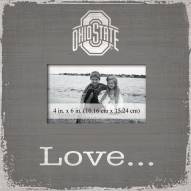 Ohio State Buckeyes Love Picture Frame