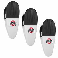 Ohio State Buckeyes Mini Chip Clip Magnets - 3 Pack