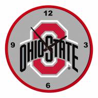 Ohio State Buckeyes Modern Disc Wall Clock