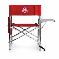 Ohio State Buckeyes NCAA Red Sports Folding Chair