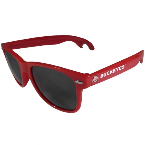 Ohio State Buckeyes Red Beachfarer Bottle Opener Sunglasses