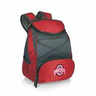 Ohio State Buckeyes Red PTX Backpack Cooler
