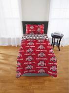 Ohio State Buckeyes Rotary Twin Bed in a Bag Set