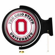 Ohio State Buckeyes Round Rotating Lighted Wall Sign