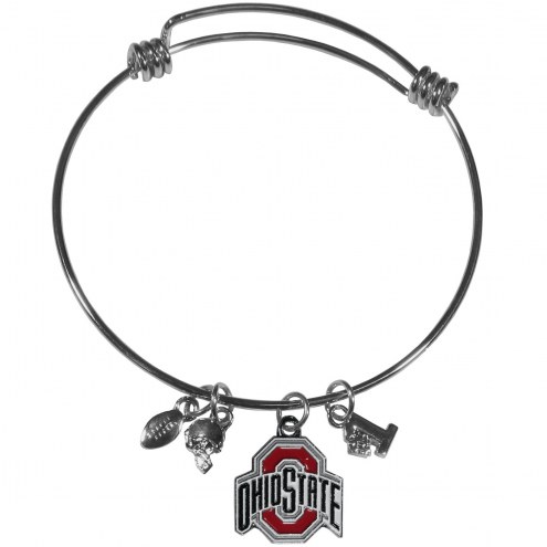 Ohio State Buckeyes Charm Bangle Bracelet
