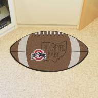 Ohio State Buckeyes Southern Style Football Floor Mat