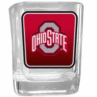 Ohio State Buckeyes Square Glass Shot Glass