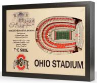 Ohio State Buckeyes 25-Layer StadiumViews 3D Wall Art