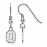 Ohio State Buckeyes Sterling Silver Extra Small Dangle Earrings