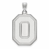 Ohio State Buckeyes Sterling Silver Extra Large Pendant