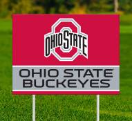 Ohio State Buckeyes Team Name Yard Sign