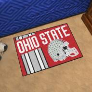 Ohio State Buckeyes Uniform Inspired Starter Rug