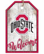 Ohio State Buckeyes Welcome Team Tag 11" x 19" Sign