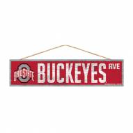 Ohio State Buckeyes Wood Avenue Sign