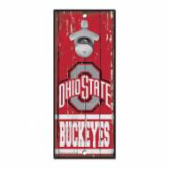 Ohio State Buckeyes Wood Bottle Opener