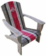 Ohio State Buckeyes Wooden Adirondack Chair