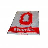 Ohio State Buckeyes Woven Golf Towel