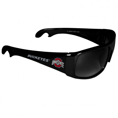 Ohio State Buckeyes Wrap Bottle Opener Sunglasses