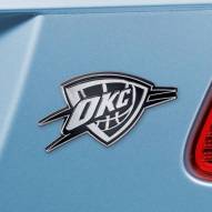 Oklahoma City Thunder Chrome Metal Car Emblem
