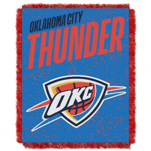 Oklahoma City Thunder Headliner Woven Jacquard Throw Blanket