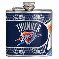Oklahoma City Thunder Hi-Def Stainless Steel Flask