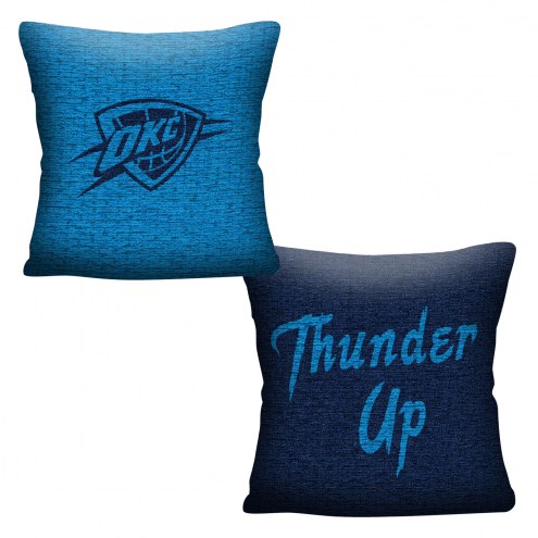 Oklahoma City Thunder Invert Woven Pillow