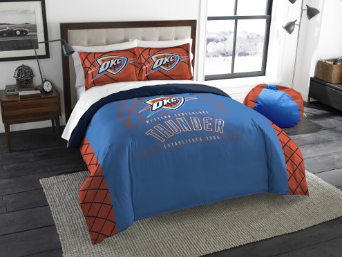 Oklahoma City Thunder Reverse Slam Full/Queen Comforter Set