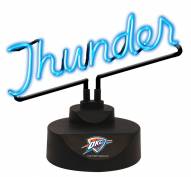 Oklahoma City Thunder Script Neon Desk Lamp