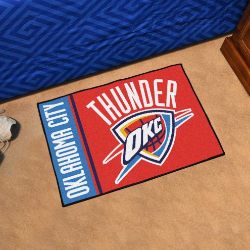 Oklahoma City Thunder Uniform Inspired Starter Rug