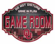 Oklahoma Sooners 12" Game Room Tavern Sign