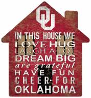Oklahoma Sooners 12" House Sign
