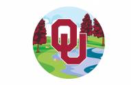 Oklahoma Sooners 12" Landscape Circle Sign