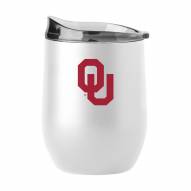 Oklahoma Sooners 16 oz. Swagger Powder Coat Curved Beverage Glass