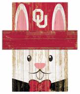 Oklahoma Sooners 19" x 16" Easter Bunny Head
