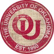 Oklahoma Sooners 24" Heritage Logo Round Sign