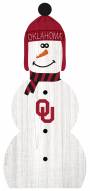 Oklahoma Sooners 31" Snowman Leaner