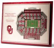 Oklahoma Sooners 5-Layer StadiumViews 3D Wall Art